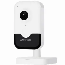 Cámara Ip Hikvision Wi-fi Series Ds-2cd2423g2-iw(2.8mm)(w) 2 Mp, Cubo, Wifi, Microsd, Interior, Blanco