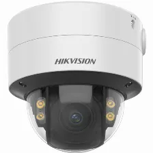 Cámara Ip Hikvision Ds-2cd2747g2t-lzs(2.8-12mm)(c) 4 Mp, Domo, Microsd, Exterior, Ip67, Blanco