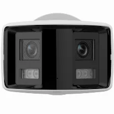 Cámara Ip Hikvision Ds-2cd2t47g2p-lsu/sl(4mm)(c) 4 Mp, Bala (forma), Microsd, Exterior, Ip67, Blanco