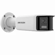 Cámara Ip Hikvision Ds-2cd2t47g2p-lsu/sl(4mm)(c) 4 Mp, Bala (forma), Microsd, Exterior, Ip67, Blanco