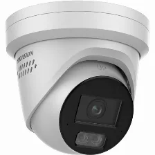 Cámara Ip Hikvision Ultra Series Ds-2cd3347g3-lisuy/sl(2.8mm) 4 Mp, Torreta, Microsd, Exterior, Ip67, Blanco