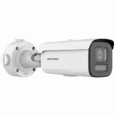 Cámara Ip Hikvision Ultra Series Ds-2cd3686g2ht-lizs(2.7-13.5mm) 8 Mp, Bala (forma), Microsd, Interior Y Exterior, Ip67, Blanco