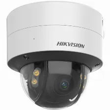 Cámara Ip Hikvision Ds-2cd3747g2t-lzsu(2.8-12mm)(c) 4 Mp, Domo, Microsd, Interior Y Exterior, Ip67, Blanco