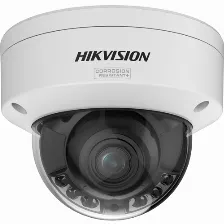 Cámara Ip Hikvision Ds-2cd3747g3t-lizsu(2.8-12mm) 4 Mp, Domo, Microsd, Interior Y Exterior, Ip67, Blanco