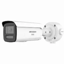 Cámara Ip Hikvision Ultra Series Ds-2cd3t47g3-lisuy/sl(4mm) 4 Mp, Bala (forma), Microsd, Exterior, Ip67, Blanco
