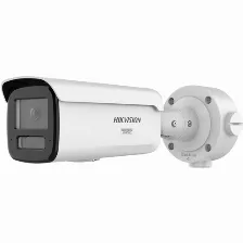 Cámara Ip Hikvision Ultra Series Ds-2cd3t87g3-lisu(4mm) 8 Mp, Bala (forma), Microsd, Exterior, Ip67, Blanco
