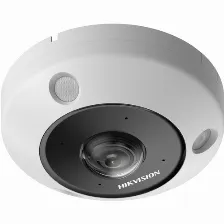 Cámara Ip Hikvision Ds-2cd63c5g1-ivs(1.29mm) 12 Mp, Domo, Microsd, Interior Y Exterior, Ip67, Blanco