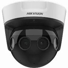 Camara Hikvision/ Panovu Series / Vista Panoramica 180a° / 8 Megapixel En Total / 4 Lentes 2.8 Mm (2 Megapixel) / 20 Mts Ir Exir / Exterior Ip67 / Ik10 / 12 Vcc / Poe+ / Microsd