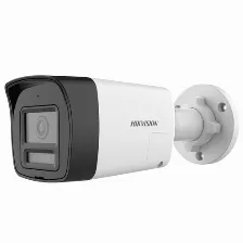 Cámara Vigilancia Hikvision Turbo Hd Value Series Ds-2ce16u0t-lts(2.8mm) Bala (forma), Interior Y Exterior, Ip67, Blanco