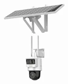 Cámara Ip Hikvision Ds-2de2c400iwg-k/4g/c09s20(4mm)/la 4 Mp, Torreta, Microsd, Exterior, Ip66, Blanco