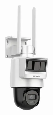 Cámara Ip Hikvision Ds-2de2c400iwg-k/4g/c09s20(4mm)/la 4 Mp, Torreta, Microsd, Exterior, Ip66, Blanco