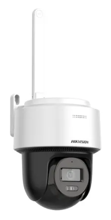 Cámara Ip Hikvision Ds-2de2c400mwg-4g(4mm) 4 Mp, Torreta, Microsd, Interior Y Exterior, Ip66, Blanco