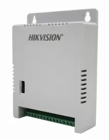 Fuente De Poder Hikvision, 8 Canales, 12vcc, Max. 1 Amp Salida, Filtro De Ruido Para Camaras 4k