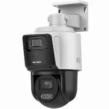 Camara Ip Ptz Hikvision, 4mp, Torreta, Microsd, Interior Y Exterior, Ip66, Acusense, Blanco