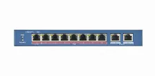 Switch Hikvision Ds-3e0310hp-e No Administrado, Rj-45 8, Fast Ethernet (10/100), 8 Poe, Azul