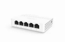 Switch Gigabit Hikvision, 5 Puertos, 10/100/1000 Mbps, No Administrable, Blanco