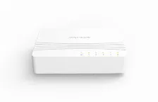 Switch Gigabit Hikvision, 5 Puertos, 10/100/1000 Mbps, No Administrable, Blanco