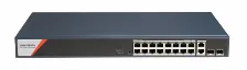 Switch Hikvision Ds-3e1520hp-si-16p2t2f Gestionado, Rj-45 18, Gigabit Ethernet (10/100/1000), 16 Poe