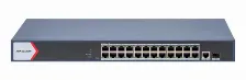 Switch Gigabit Poe+ Hikvision / Administrable / 24 Puertos 1000 Mbps Poe+ / 1 Puerto 100 Uplink / 1 Puerto 1000 Mbps Uplink / 1 Puertos Sfp Uplink / Configuracia“n Nube Desde Hik-partnerpro / Modo ...