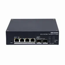 Switch Hikvision Ds-3t1506hp-ei-ups Gestionado, Rj-45 4, Gigabit Ethernet (10/100/1000), Escritorio, Blanco