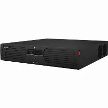 Nvr Hikvision, 32mp, 128 Canales Ip, Acusense, 8 Bahias De Disco Duro, Hdd Max. 16 Tb, 2x Usb 2.0, 2x Rj-45, Negro