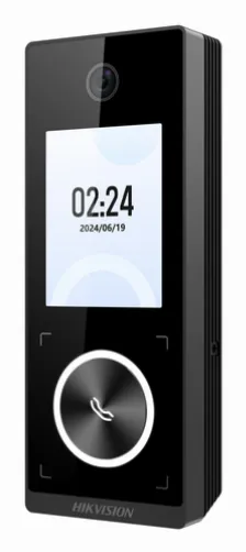 Terminal Facial Min Moe Wifi & Poe Con Bota³n De Llamada / Exterior Ip65 / Tarjetas Virtuales Bluetooth Con Hikconnect Teams / 1000 Rostros Y 3,000 Tarjetas Prox Em / Hik-ia