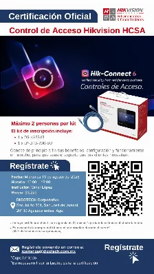 Kit Certificacion Hcsa Acces Control Hikvison
