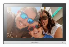 Monitor Ip Hikvision, 7 Pulgadas Para Videoportero Hibrido, Wifi, Touch Screen Compatible Con Modelo Ds-kis312-p