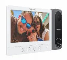 Videoportero Hikvision Ds-kis212 Alámbrico, Gris, Blanco