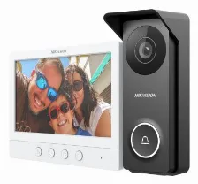 Videoportero Hikvision Ds-kis213 Alámbrico, Gris, Blanco