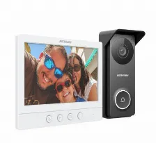 Videoportero Hikvision Ds-kis213 Alámbrico, Gris, Blanco