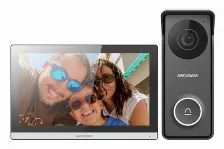 Videoportero Hikvision Ds-kis313-p Inalámbrico Y Alámbrico, Gris, Blanco