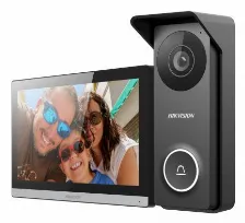 Videoportero Hikvision Ds-kis313-p Inalámbrico Y Alámbrico, Gris, Blanco