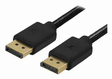 Cable Displayport 1.4 Game Factor Dtd400, Macho A Macho, Ultra Hd 4k, 32 Gbps, 2m, Negro