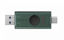 Memoria Usb Kingston Datatraveler Duo, 256gb, Usb-a, Usb-c, Verde