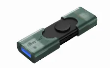 Memoria Usb Kingston Datatraveler Duo, 256gb, Usb-a, Usb-c, Verde