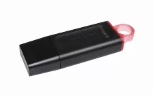 Memoria Usb Kingston Datatraveler Exodia 256 Gb, 3.2 Gen 1 3.1 Gen 1, Color Negro