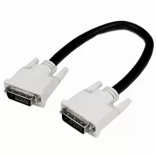 Cable Dvi Startech.com 0.3 M, Dvi-d A Dvi-d, Negro