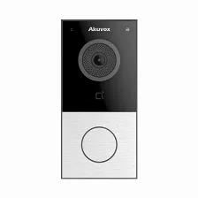 Timbre Akuvox E12w 2 Mp, Wifi, Negro, Gris