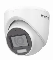 Cámara Ip Epcom E3k-turbo-dlx 5 Mp, Domo, Interior Y Exterior, Ip67, Blanco