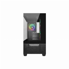 Gabinete Cooler Master Elite 490, Micro Atx/itx, Cristal Templado, 1x Usb-c, 2x Usb 3.0, 3 Ventiladores, Negro