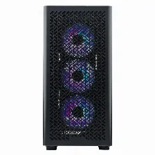 Gabinete Cooler Master Elite 502 Lite, M-itx/m-atx/atx/e-atx, 4 Ventiladores, Negro