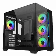 Gabinete Cooler Master Elite 681 Midi Tower, M-atx/atx, 4 Ventiladores, Negro