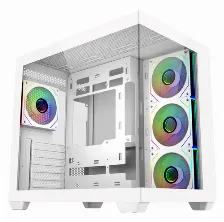 Gabinete Cooler Master Elite 681 Midi Tower, M-atx/atx, 4 Ventiladores, Blanco