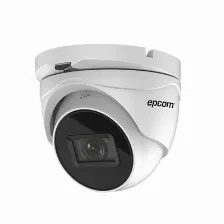 Cámara Vigilancia Epcom E8-turbo-g3z 2 Mp, Torreta, Interior Y Exterior, Ip67, Negro, Blanco