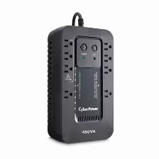 No Break Cyberpower Ec450g 0.45 Kva / 260 W, 426 J, Entrada 140 V, 8 Salidas Ac, Negro