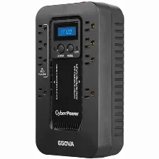 No Break Ups Cyberpower Ec650 650va/390w Lcd Eco Standby 8 Contactos