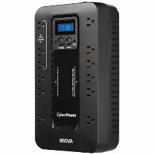 No Break Cyber Power Ec850lcd, 12 Contactos 850va, 510w, Ecocontroller