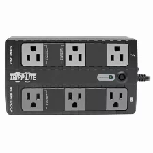 No Break Tripp Lite 0.35 Kva / 210 W, 316 J, Entrada 120 V, 6 Salidas Ac, Negro