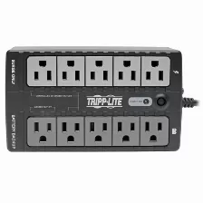 Tripp Lite Ups No Break Standby De 550va 300w - 10 Tomacorrientes Nema 5-15r, 120v, 50/60 Hz, Clavija 5-15p, Energy Star, Instalación En Pared O Escritorio Ups No Break Standby De 550va 300w - 10 T...
